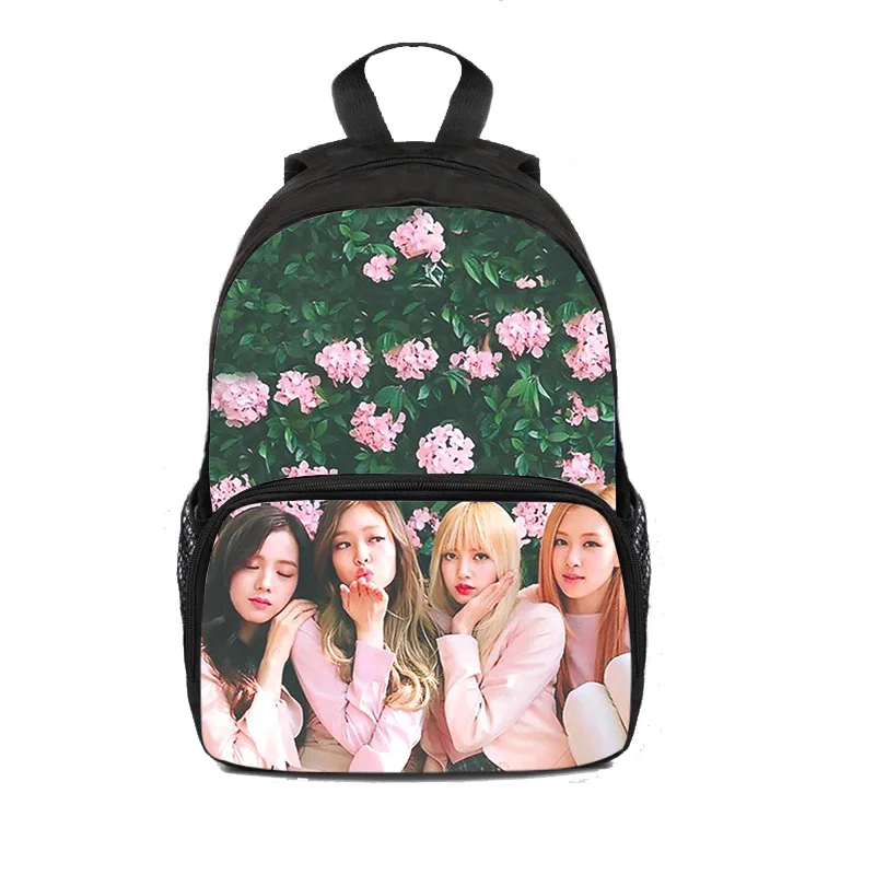 

Kpop Lisa Rose Schoolbag Travel Notebook Backpack Bag Gifts for Kids Students