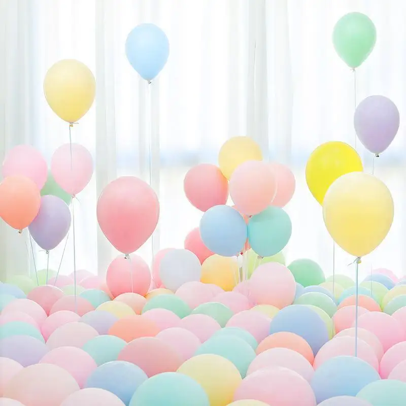 

Macaron Latex Balloons Pastel Candy Balloon Wedding Ballon Happy Birthday Party Decoration Baby Shower Decor Air Globos Supplie