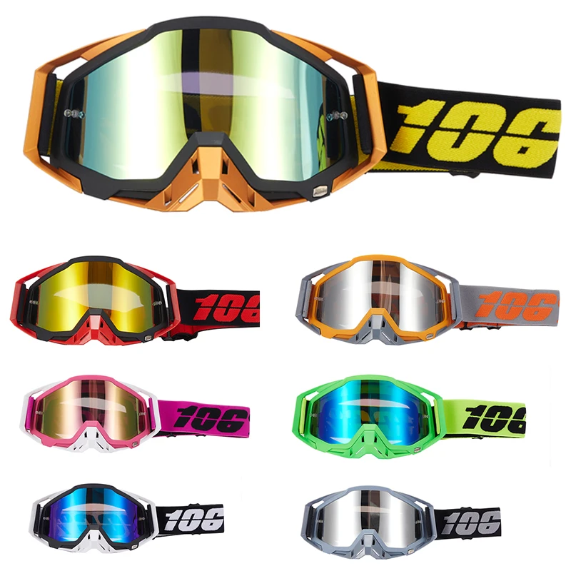 2022 New Motorcycle Sunglasses Motocross Safety Protection MX Night Vision Helmet Goggles Driver Driving Glasses 106%