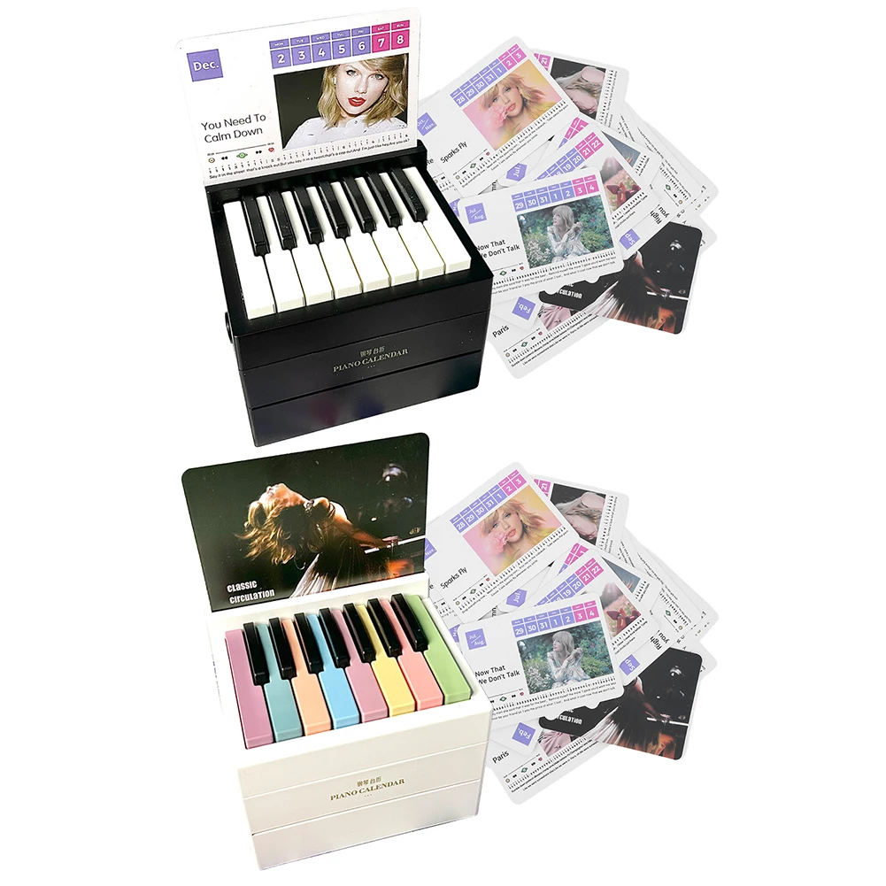 Taylor Piano Calendar 2025 Музыкальный Лист Бумаги Настольная Игрушка Музыкальные