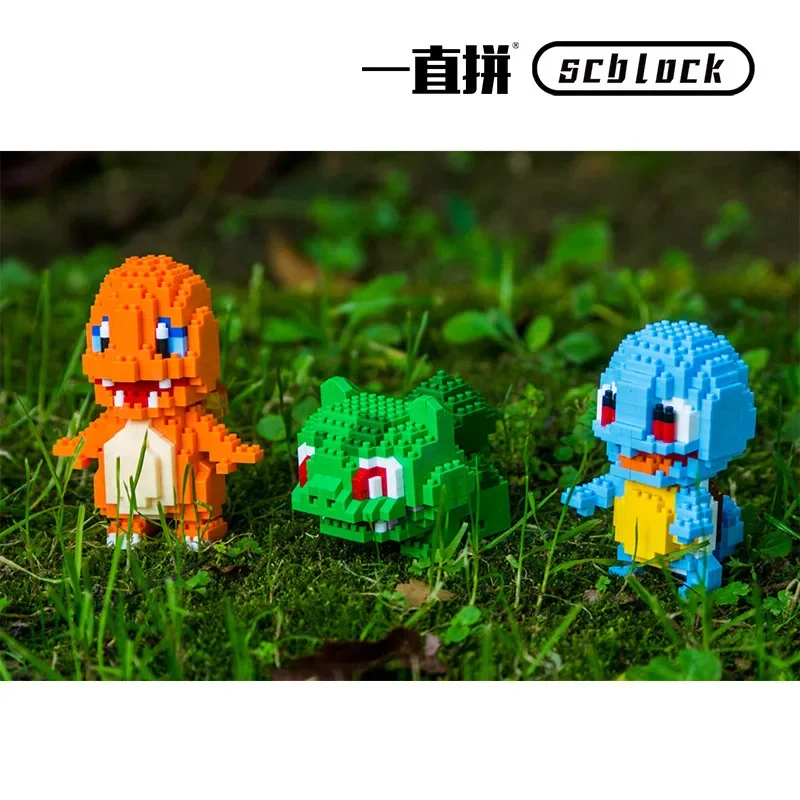 Мини-покемон Mudkip Togepi строительные блоки Treecko Poliwrath микрокирпич Emolga Hitmonchan Grimer Cubone