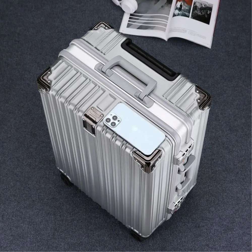 Luggage Fixed belt Suitcase Spinner Cabin Rolling Luggage Bag Trolley On Wheels