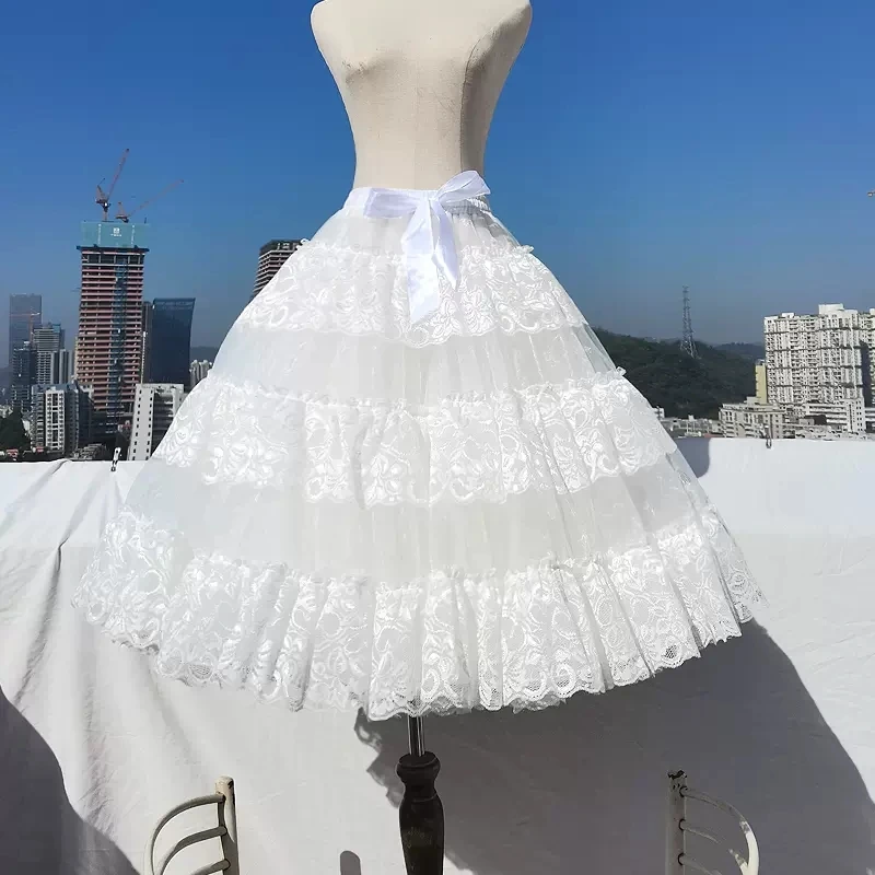 

Бандаж для юбки в стиле «Лолита», мягкая пряжа без косточек, длинный Бандаж с изображением Кармен и облаков, с цветочным орнаментом, для свадьбы, на осень и зиму