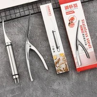 shrimp fetcher kitchen gadgets go shrimp line shrimp peeler 304 stainless steel household tools