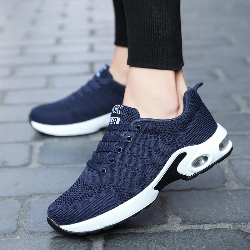 Women Running Shoes New Light Breathable Air Cushion Shoes Mesh Men Brand Outdoor Sport Shoe Fashion Sneakers Style Zapatos