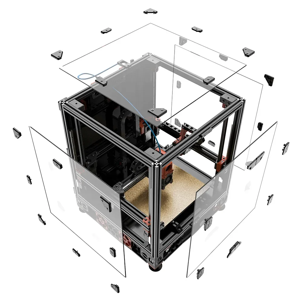 

2.4 V2.4 350x350x350mm CoreXY High Quality 3D Printer Kit