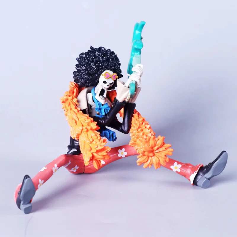 

Patung Piece Brook King Of Souls Musisi Manga Figurine Aksi PVC Mainan Model Koleksi Kit Garasi 18Cm
