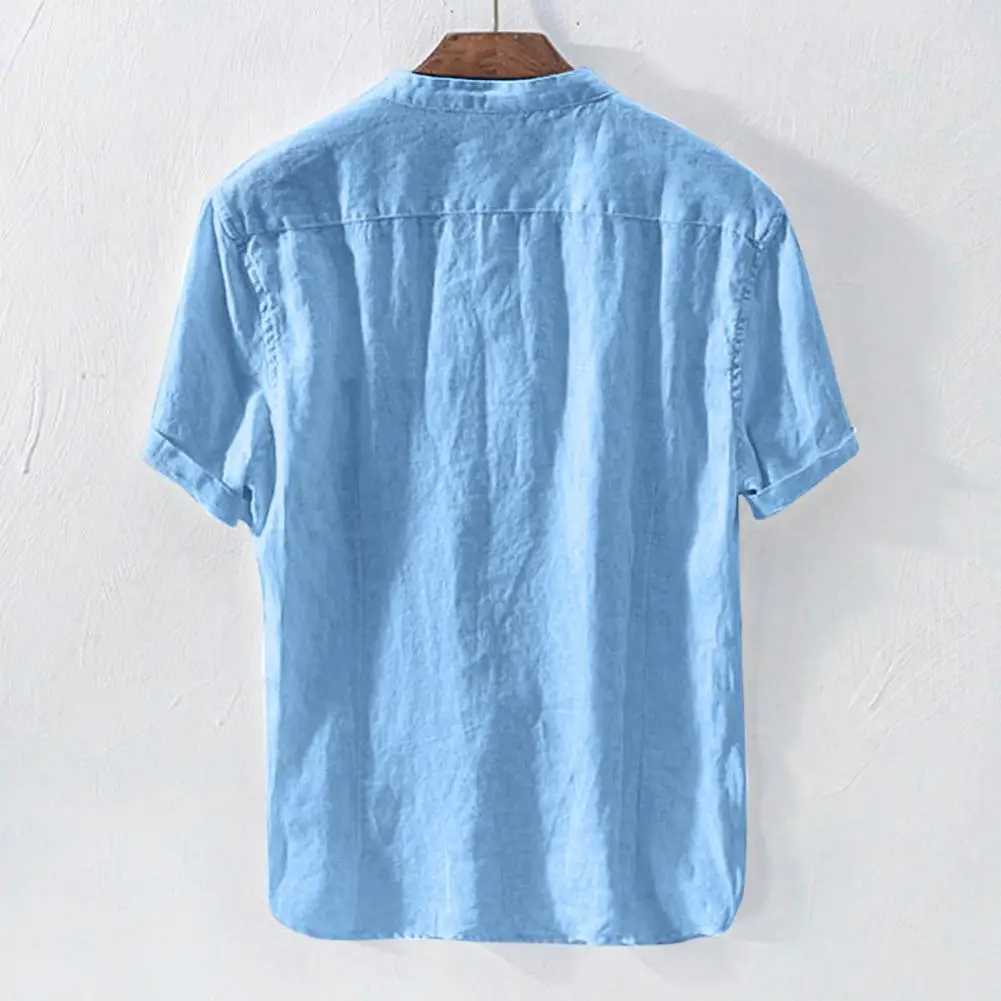 

Summer Shirt Single-breasted Shirt Breathable Loose Single-breasted Top Loose Top for Dating