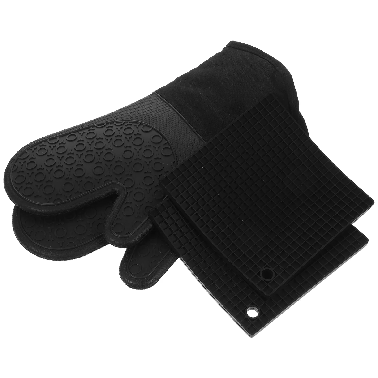 

Thickened Gloves Oven Cooking Barbecue Anti-scalding Microwave Protective Mat Grill Mitts