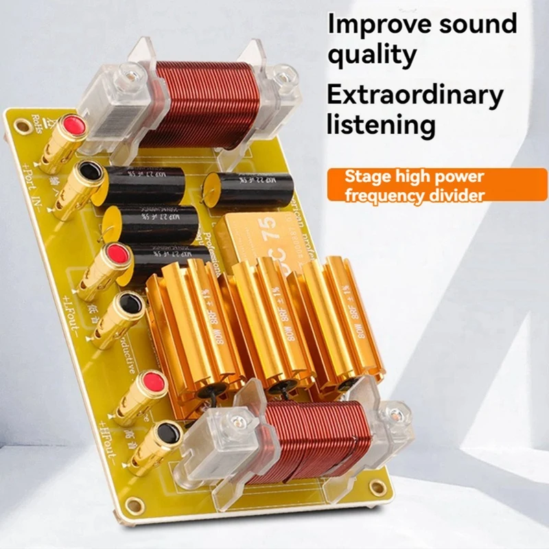 Audio Divider Crossover Two Way Single 18 Inch 15 12 Performance Filter Tweeter