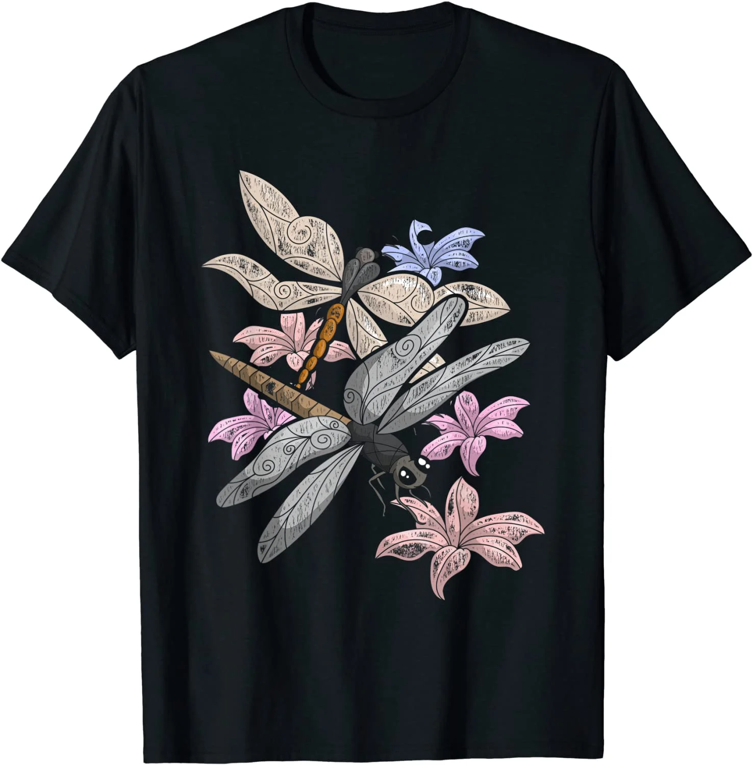 

Forest Animal Insect Lover Wildlife Gift Colorful Dragonfly T-Shirt