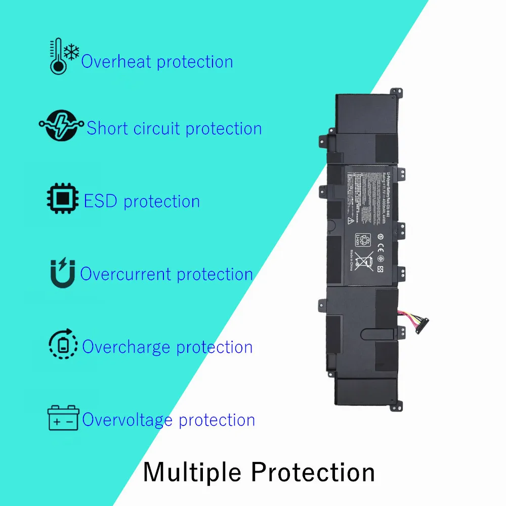 Аккумулятор для ноутбука C31-X402 для серии Asus VivoBook S300 S300C S400C S400 S300C AS400E S300E S400CA (art.: 3920daf3eb60c) - 3920daf3eb60c