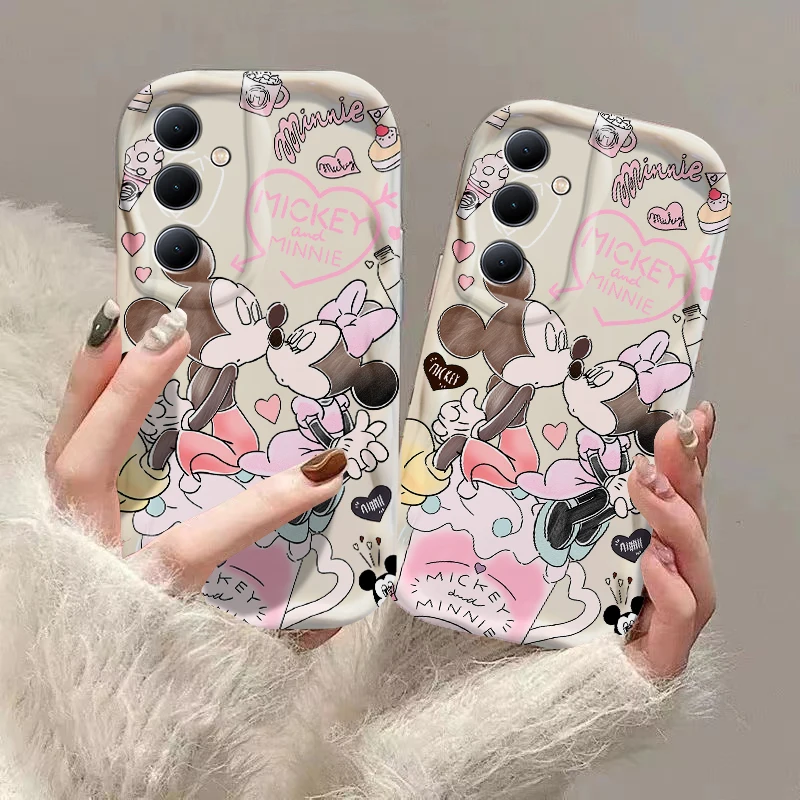 Милый чехол с объемными волнами для Samsung A73 A72 A71 A55 A54 A53 A35 A34 A33 A25 A24 A23 A15 A14 A13 A05 A04 A03 4G