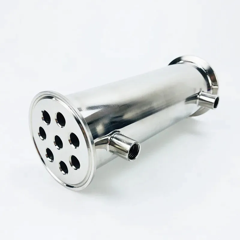 2 5 дюйма (63 мм) OD77.5 санитарный дефлегматор/конденсатор дистилляции 1/4 FNPT 8 труб