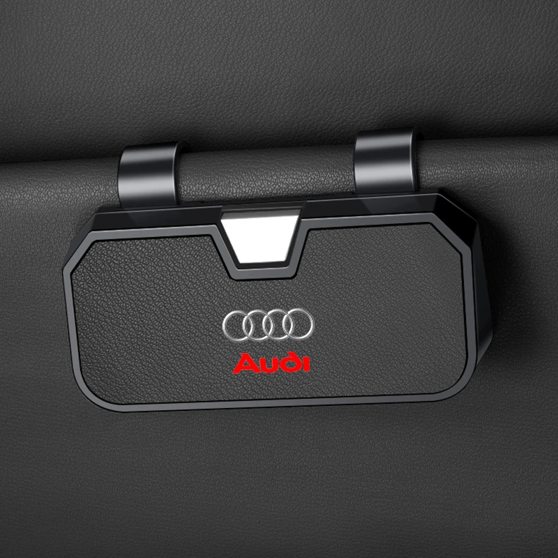 Фото Держатель для очков на солнцезащитный козырек автомобиля для Audi A4 B5 B6 A3 8P 8V 8L A5 A6 C6 C5 A1 A7 A8 Q2 Q3 TT, автоаксессуар №5