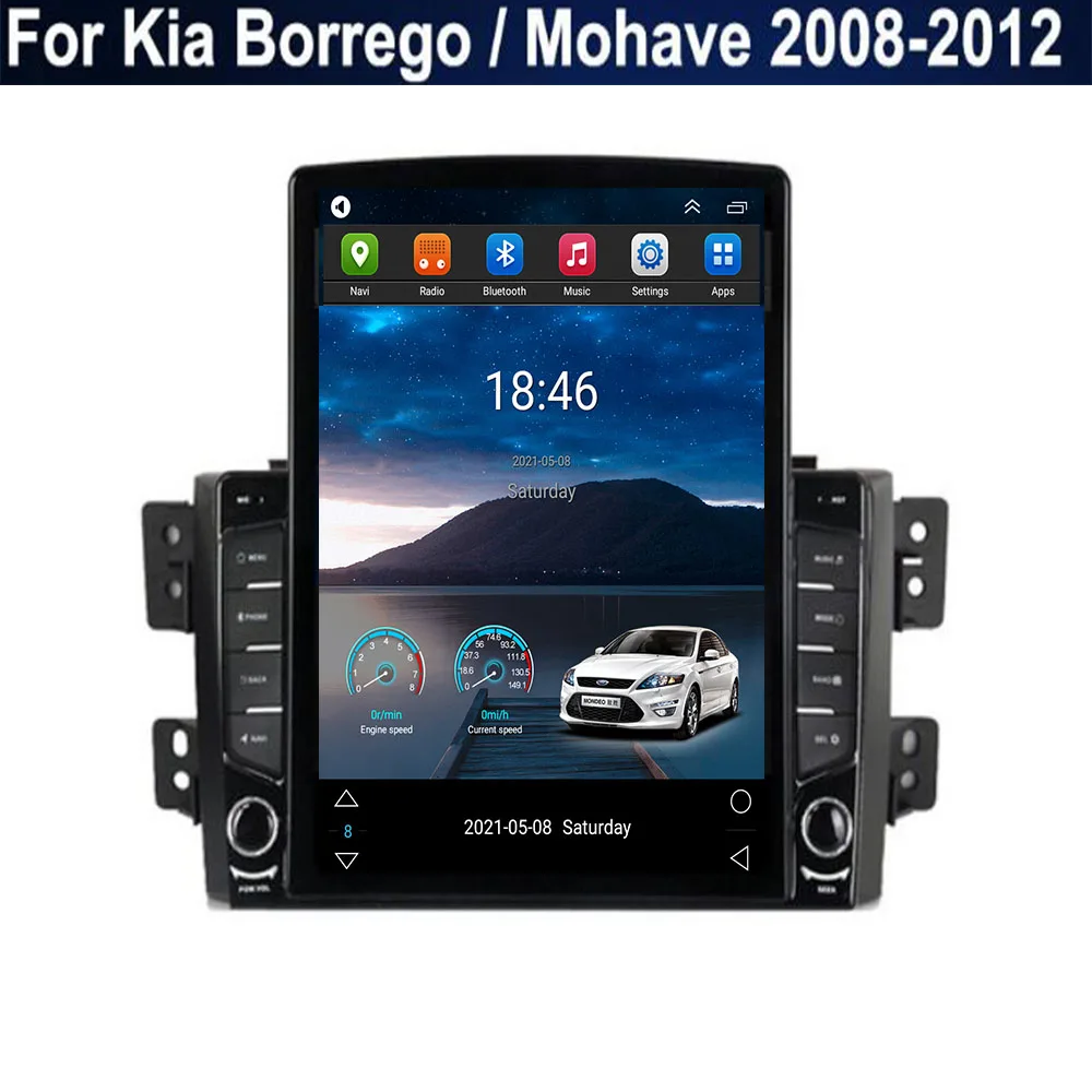 

5G + WIFI 8G 128G для Kia Borrego mohas 2008-2032 Автомагнитола мультимедийный видеоплеер Android Авто Carplay GPS стерео 2 Din DVD