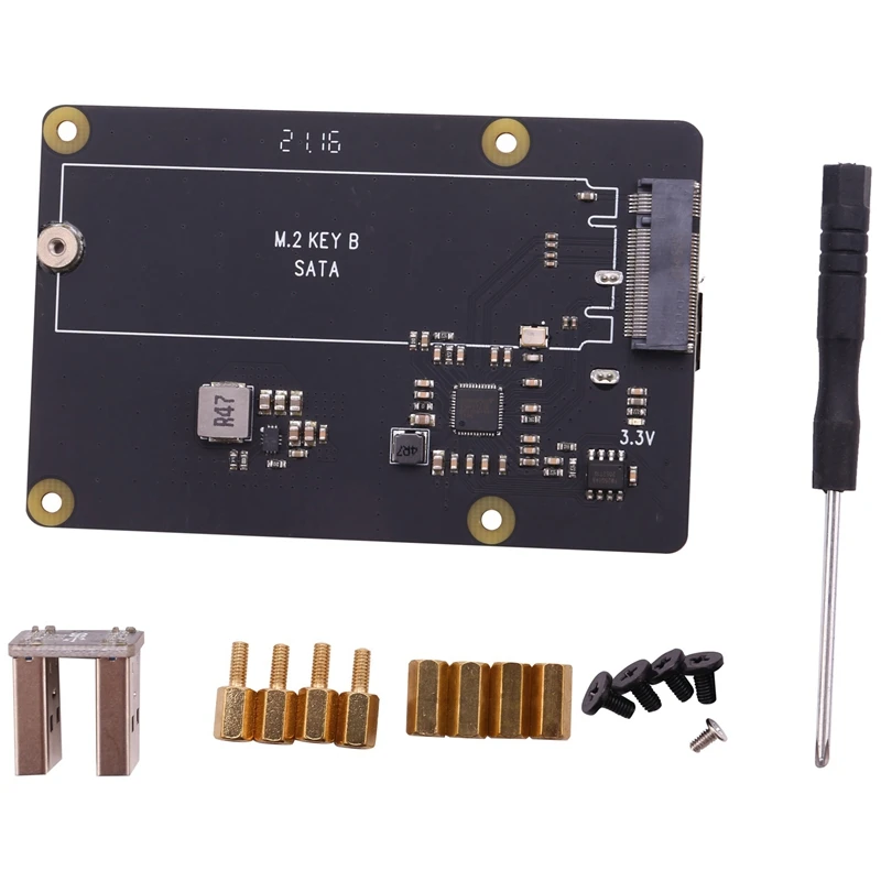 

For Raspberry Pi X862 Expansion Board Supports M.2 NGFF 2280 2260 2242 2230 USB 3.1 For Raspberry Pi 4 Model B