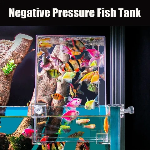 Новинка аквариум с отрицательным давлением прозрачный воздушный удлинитель аквариума экологический аквариум для рыб креативный подъемник Декор