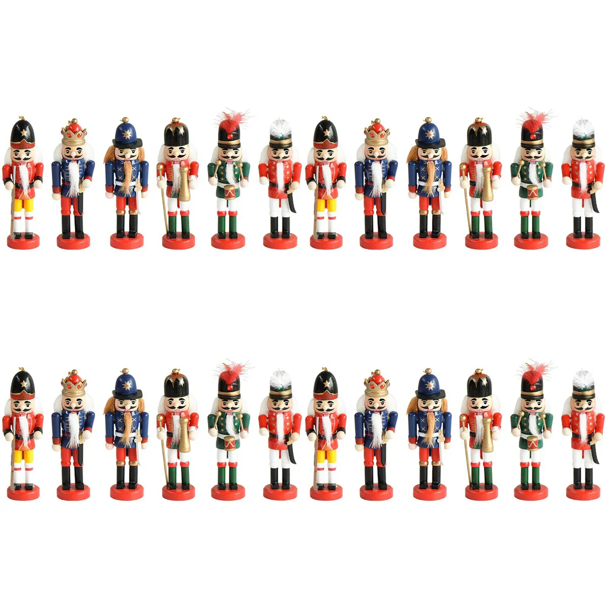 

24 Christmas Nutcracker Ornaments Nutcrackers Hanging Decorations