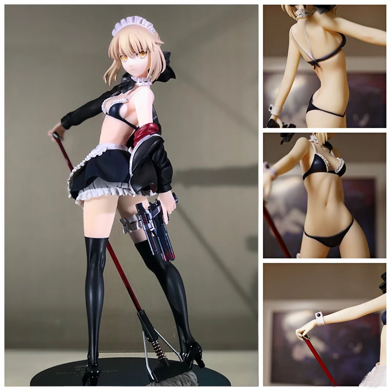 

Fate/Grand Order Anime Figure Saber Altria Pendragon Swimwear Maid Ver Pvc Action Figure Collectable Model Toys Figurine