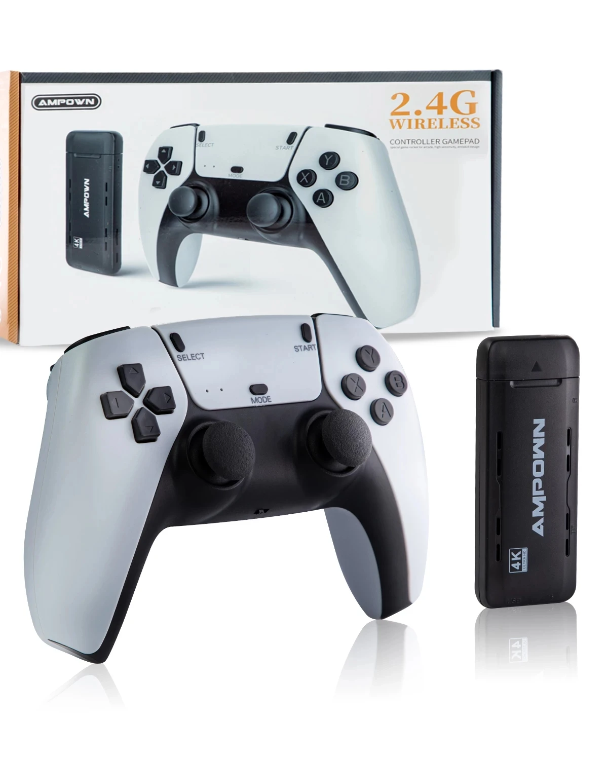 

U9 Retro Video Game Console S905X3 CPU 64G Built-in 10000 Games Plug and Play Wireless Controller Game Stick For PSP/PS1