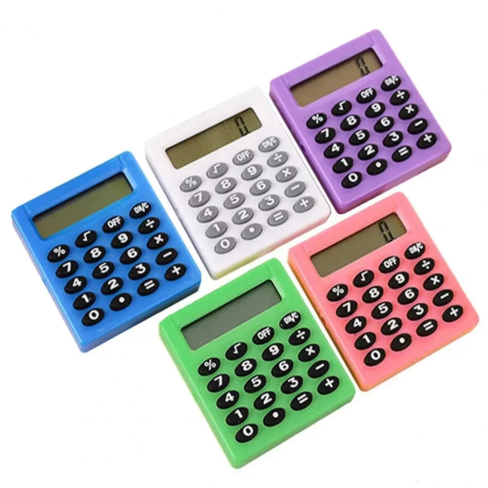 

8 Digits Display Mini Calculator Portable Plastic Handheld Pocket Desktop Calculator for Students