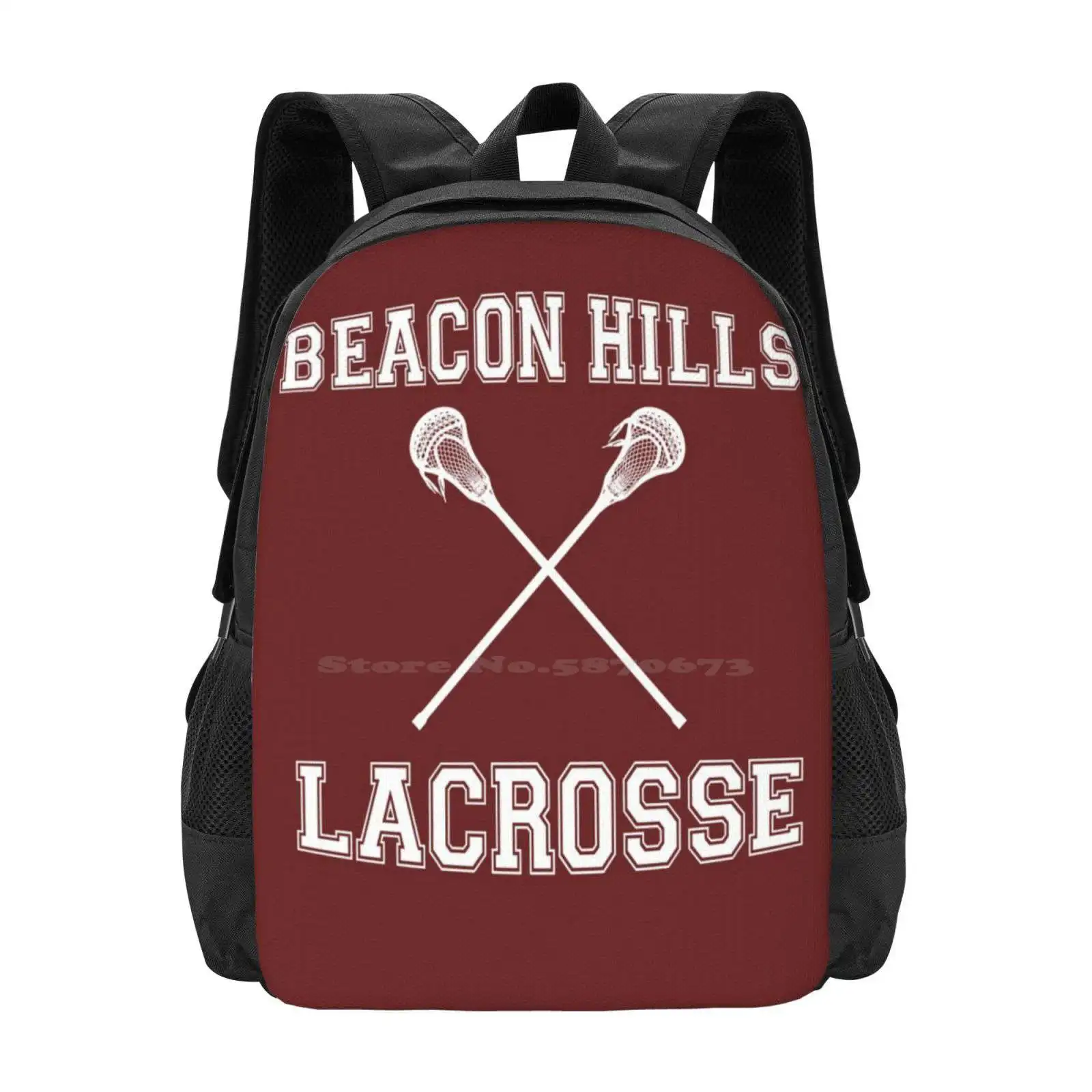 

Рюкзаки Beacon Hills для девочек-подростков, школьные дорожные ранцы для девочек-подростков, с маяком волка, маяком, тренером фистоком Джексоном ...