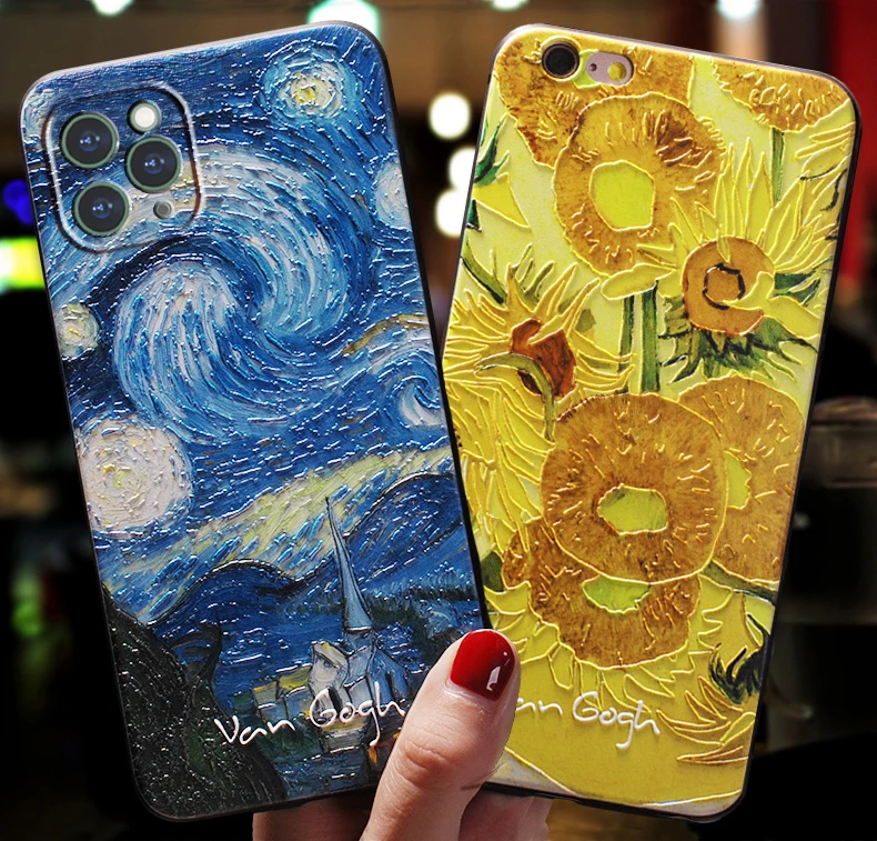 

For Coque iphone 11 12 13 Pro 13Pro 12Pro Max mini X XR XS Max 7 8 6 s 6s Plus 5 5s SE 2020 2022 Case 3D Art Apple Phone Cover