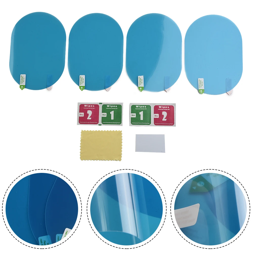 

Аксессуары противотуманная пленка автомобильное Внешнее Зеркало овальное дождевое покрытие Водонепроницаемая 4 шт. запасные части заднег...