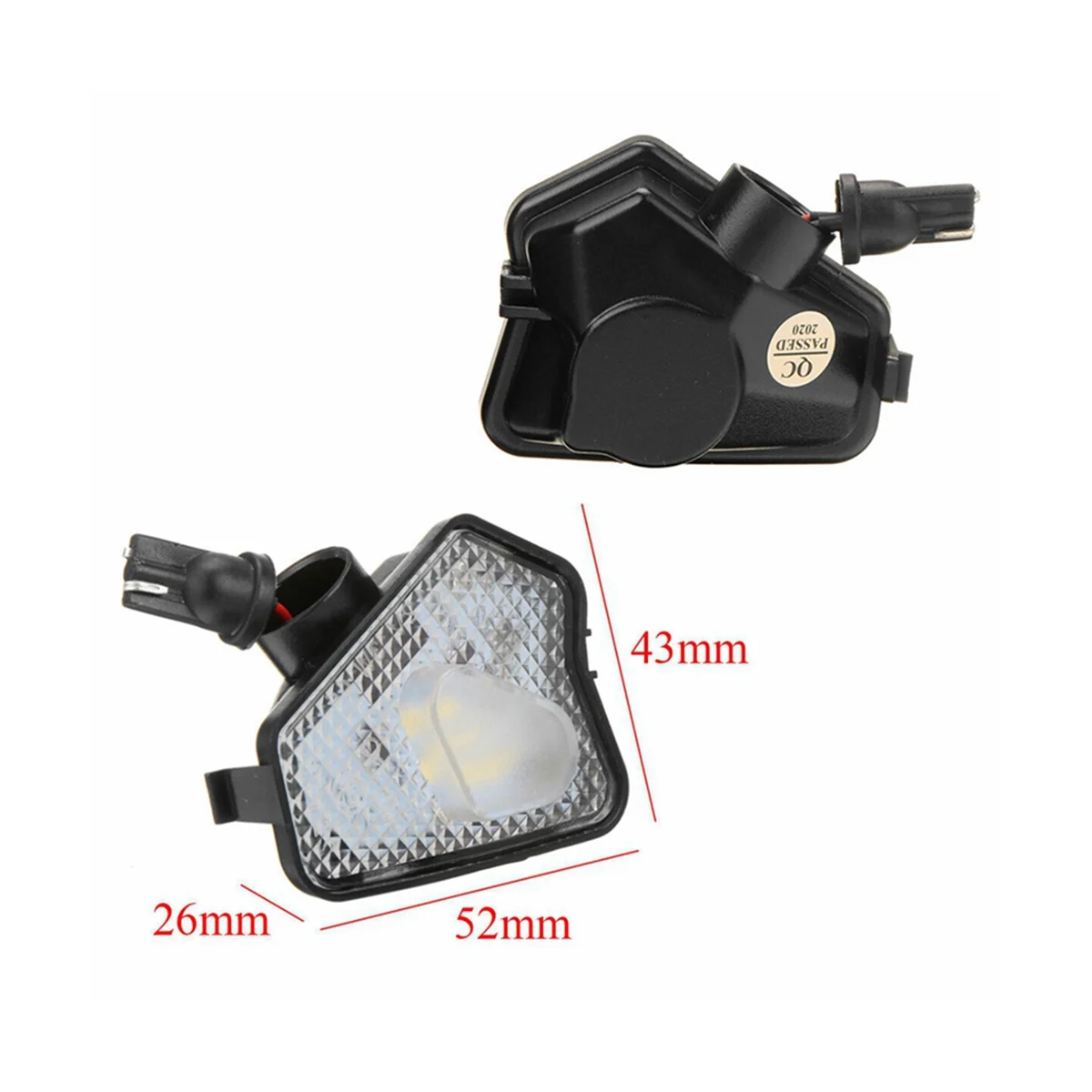 

Car Puddle Light and Dynamic Rear Mirror LED Turn Signal Light for W204 CLA C E S Class W176 W212