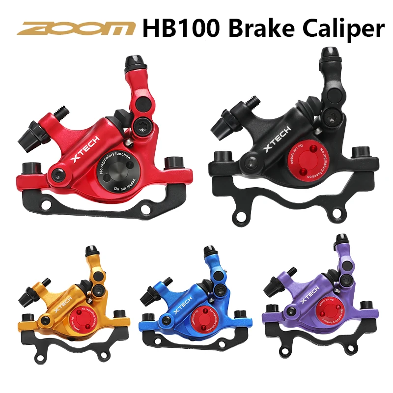 

ZOOM XTECH HB100 MTB Front And Rear Hydraulic Disc Brake Calipers For Mountain Bike Bicycle 120/140/160/180MM MT200 M315