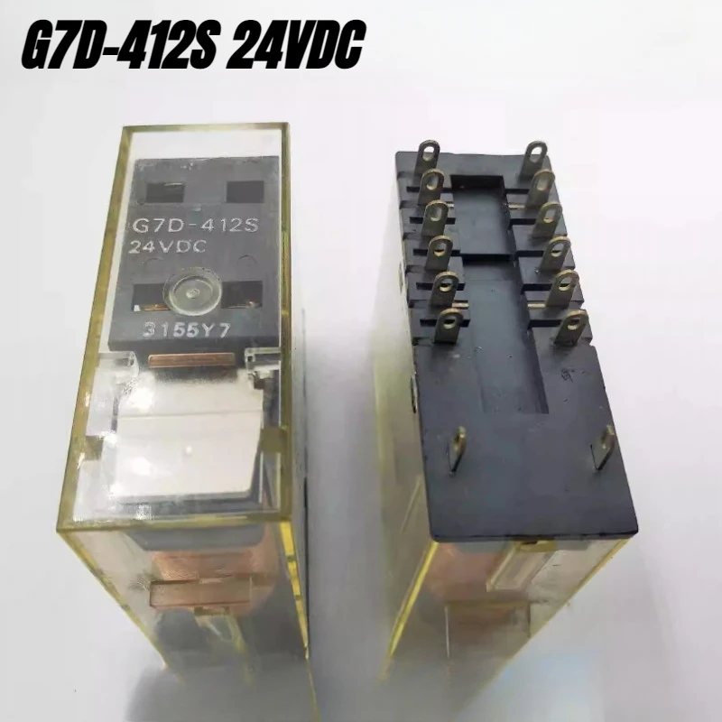 (Б/у) 1 шт./лот 100% оригинальное реле: G7D-412S 24 В постоянного тока 14 контактов реле