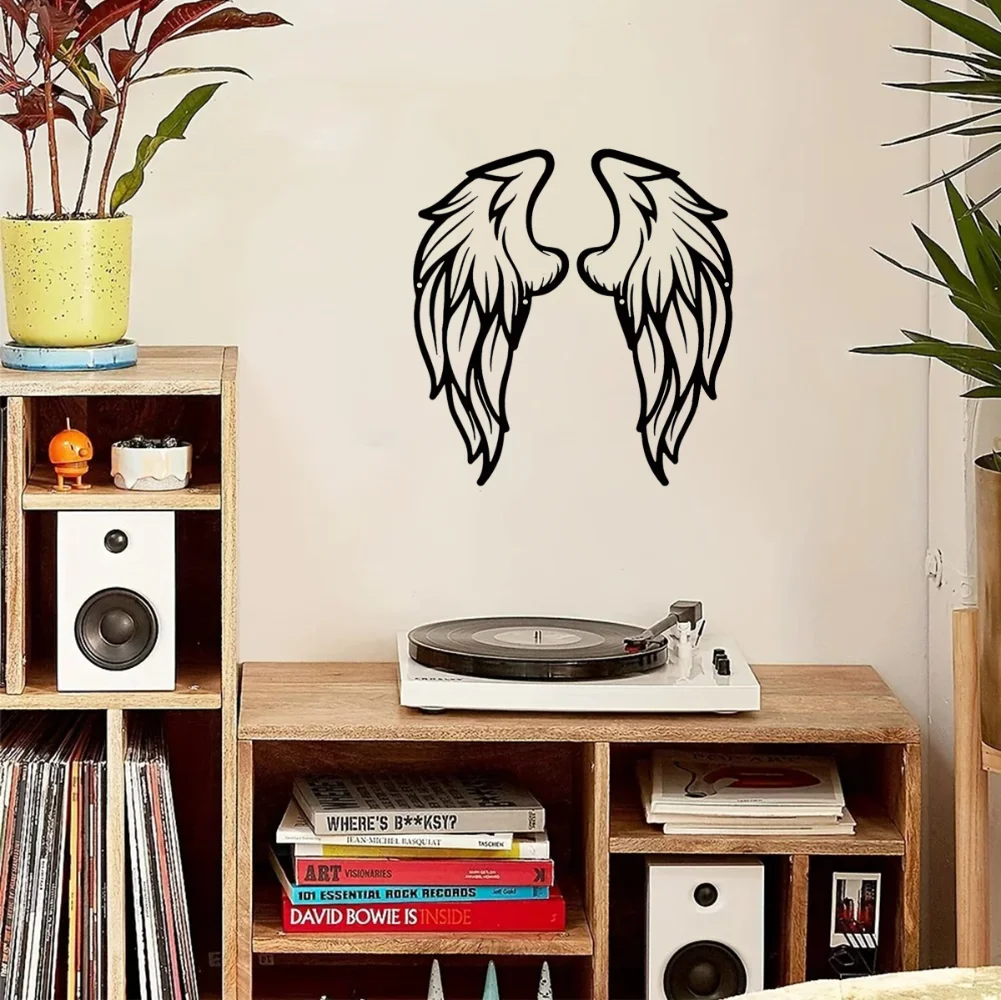 Набор Из 2-х Металлических Настенных Скульптур С Крыльями Ангела — Декоративные