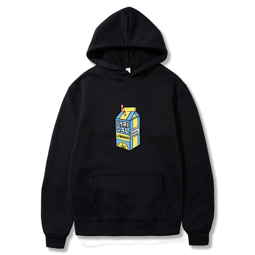 

Мужская одежда, толстовка с капюшоном Lyrical Lemonade, флисовый свитшот с принтом, сезон осень-зима, Повседневный пуловер, спортивная одежда унисе...