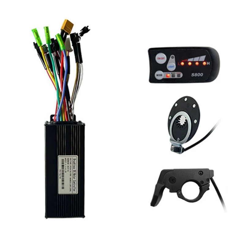 Electric Bike Controller 36V 48V 750W1000W Ebike Accessories 30A Sine Wave Three-Mode Controller E-Scooter Accelerator