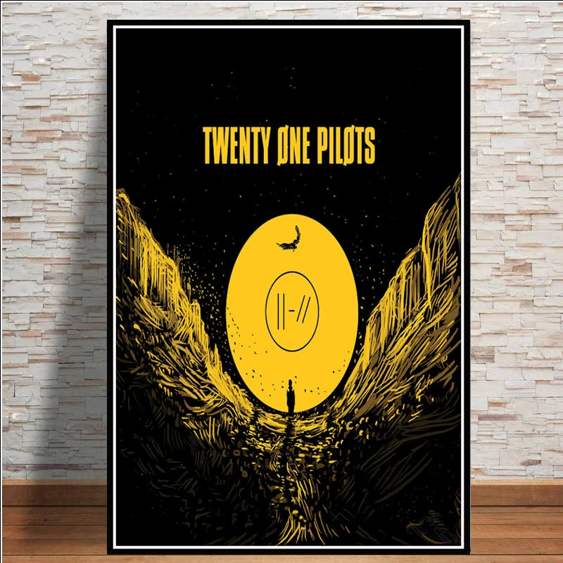

Poster Prints Twenty One Pilots Rock Music Band Trench Stars Art Modern Painting Wall Pictures for Living Room Home Decor