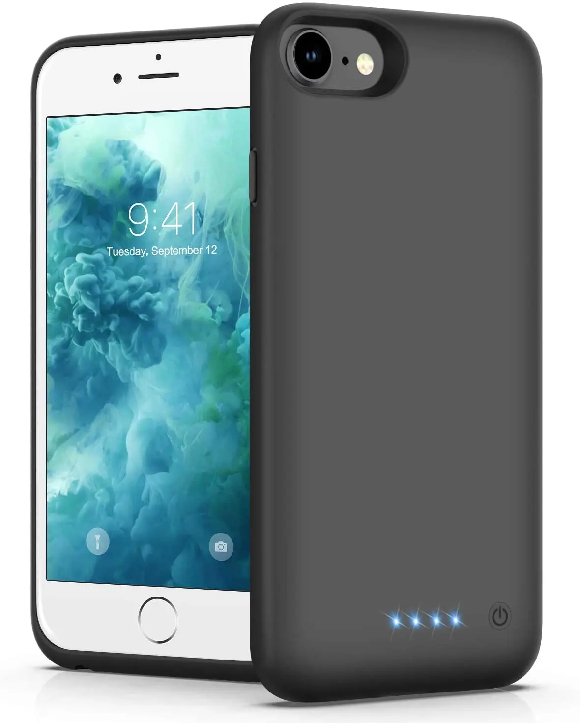 

Чехол для аккумулятора для iPhone 6/6s/7/8, [Улучшенный 6000 мАч] Ekrist Портативный Ультратонкий защитный чехол для зарядки, расширенный перезаряжаемы...