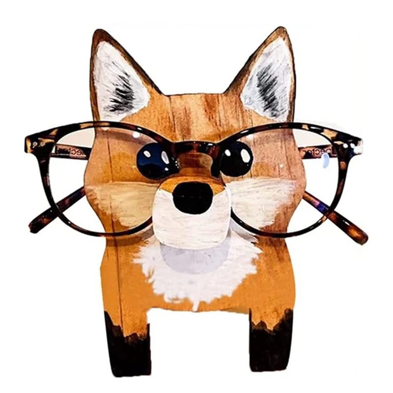 

Креативная Милая оправа для очков с животными деревянная оправа для очков с животными Новогодний подарок