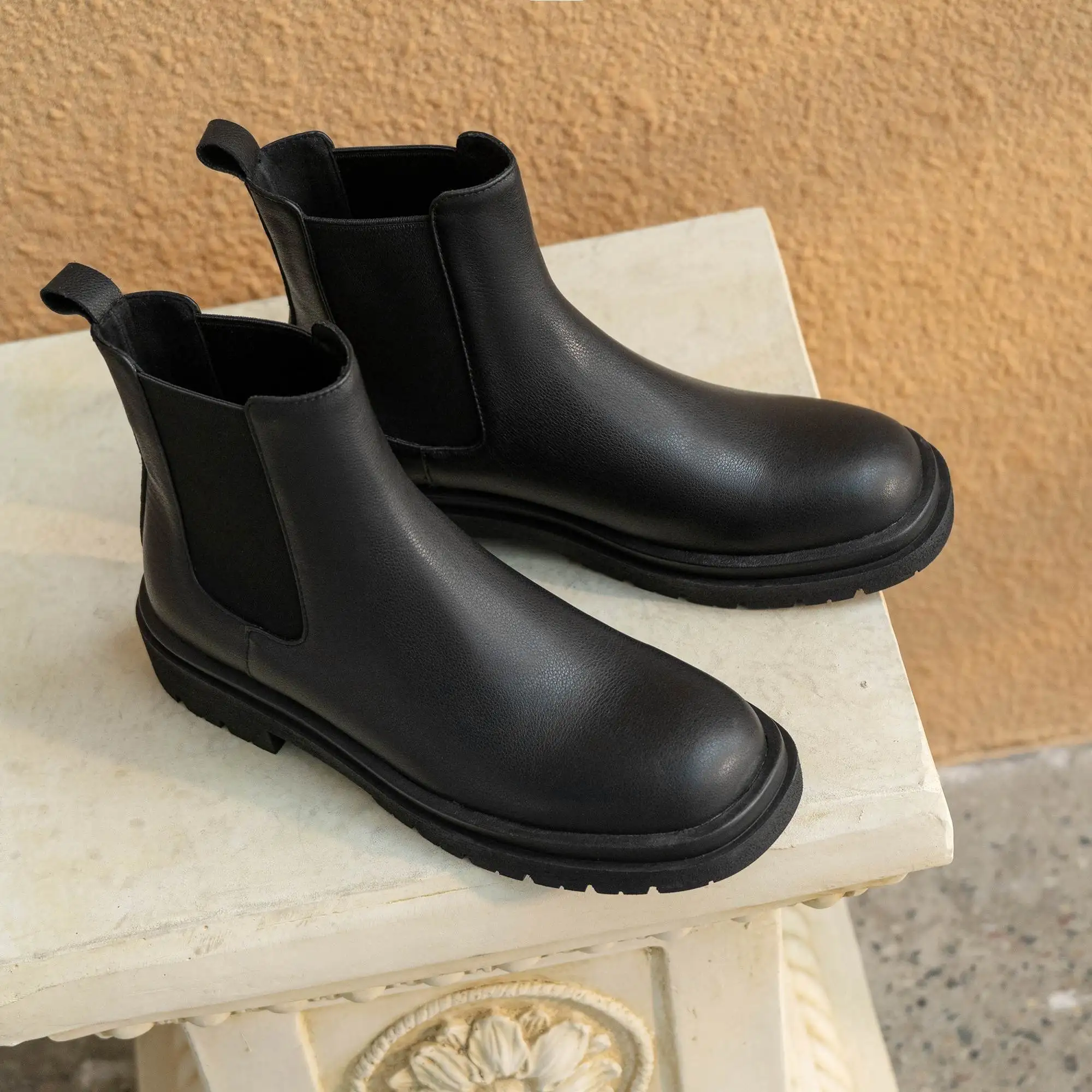 Krazing Pot из коровьей кожи базовая одежда ботильоны-гладиаторы с круглым носком