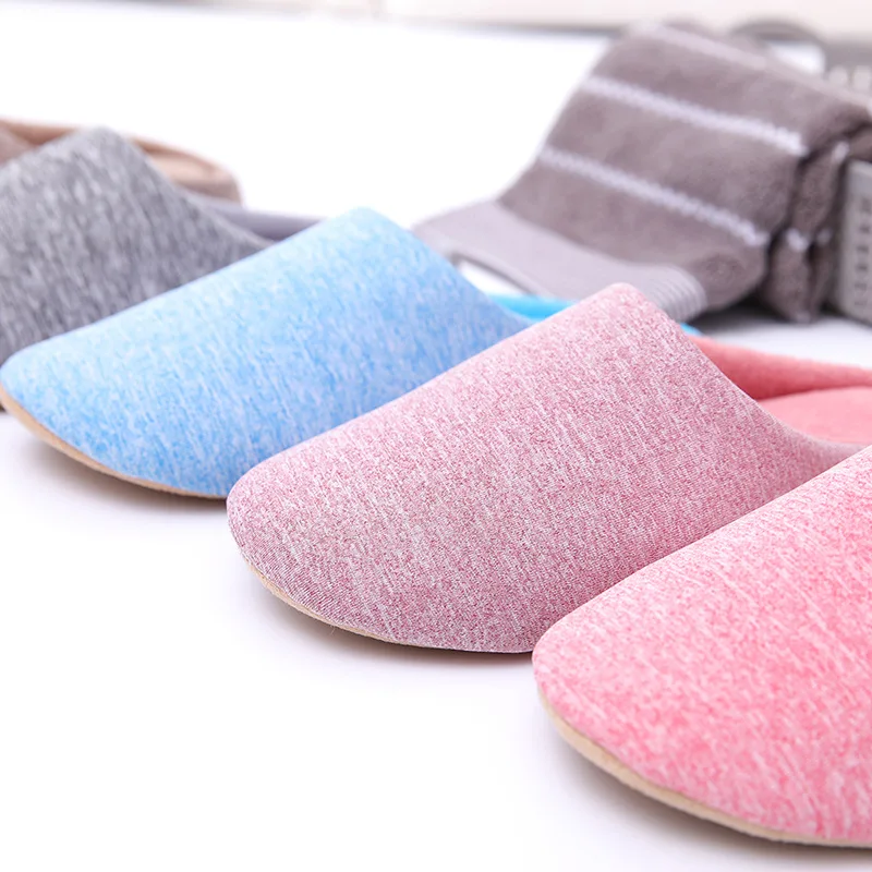 women slippers house soft home cotton slipper winter indoor light comfort floor shoes men silence slides bedroom japanese style free global shipping