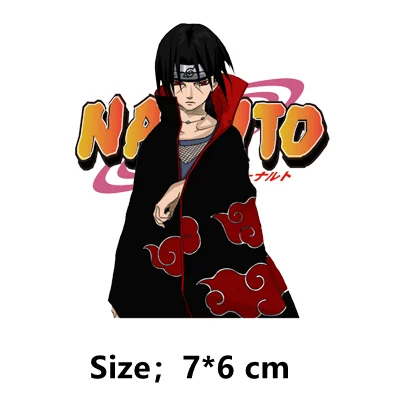 12 моделей аниме нашивки Наруто для одежды маленький размер одежда наклейки