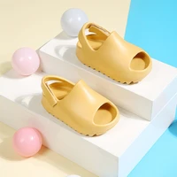 2022 new kids garden sandals summer toddler children outdoor indoor shoes boys girls baby soft sole lightweight anti slip slides