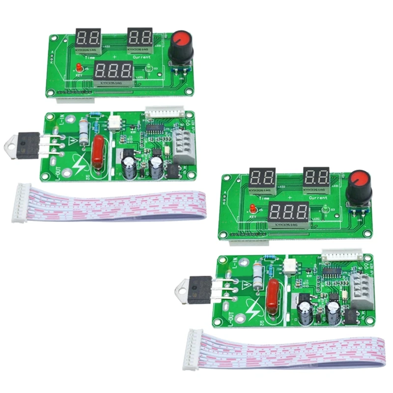 

LED Electronic Digital Tube Single Pulse Spot Welder Control Module Trigger Switch for DIY Battery Welder