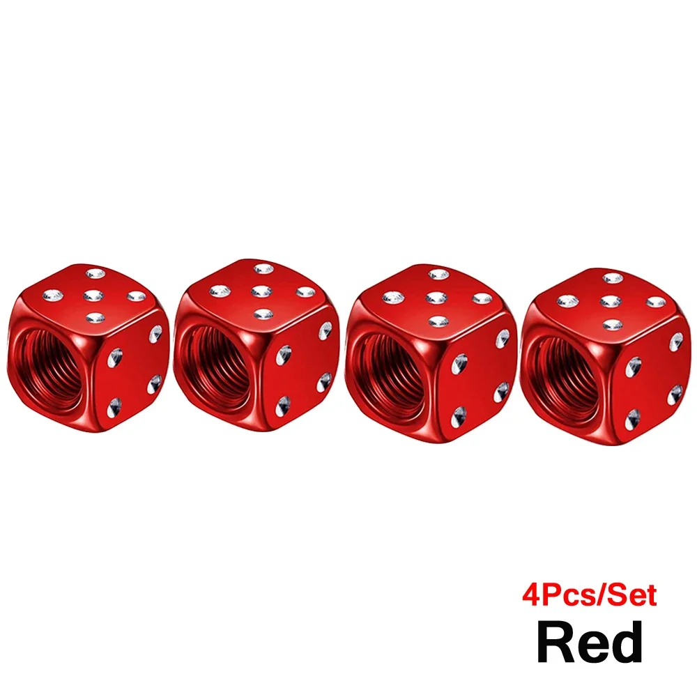 

Алюминиевые колпачки для клапанов шин с кубиками, пылезащитные колпачки для автомобилей, грузовиков, мотоциклов, велосипедов, стержней колеса, шины, стержень колеса, воздушный клапан, пылезащитная крышка