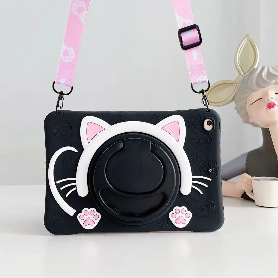 

Cartoon Tablet Shockproof Silicon Case for Huawei Mediapad T5 M5 Lite 8.0 T5 10 MatePad T10 T10S M6 10.8 V6 10.4 Kids Cover