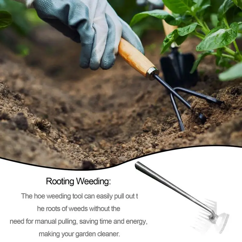 

Инструмент для удаления сорняков с 11 зубцами