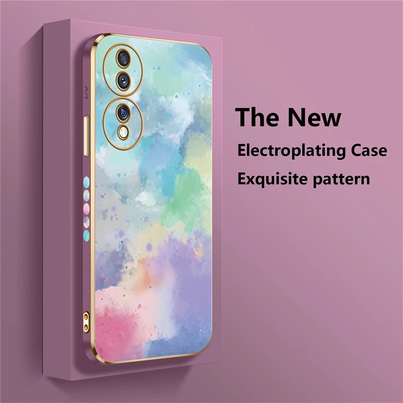 Силиконовый чехол с покрытием для Huawei Honor 70 20 50 X7A X9A X40 X9 Pro Y9 Y7 Prime 2019 Y8P Y7A Y6P Y9S Мягкий