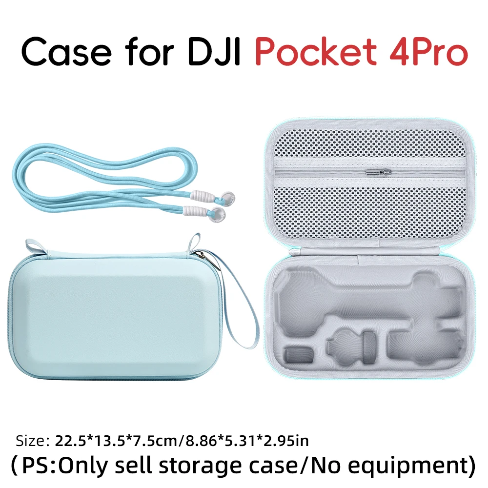 Чехол из ПУ для DJI Osmo Pocket 4P Creator Combo, дорожная сумка для хранения, жесткий защитный чехол, портативная сумка-переноска, аксессуар для камеры (art.: 3920dca5ace77) - 3920dca5ace77