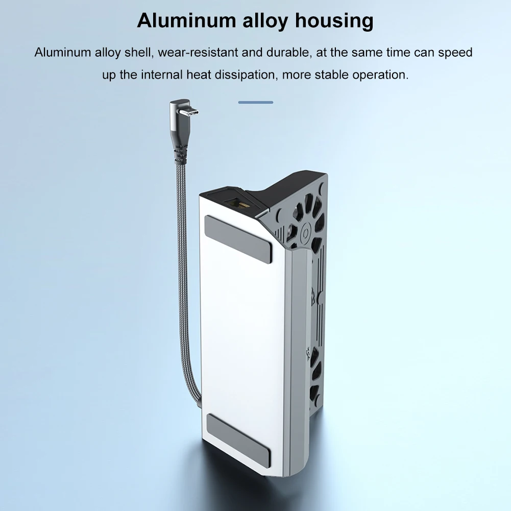 HDMI-совместимая Док-станция 4K/60 Гц С Gigabit Ethernet USB C И Базой Type 3.0 2.0 Концен...