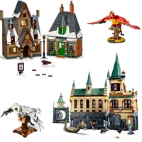 new magical city house school village castle tower building blocks brick figures toy model gift kid boy kid gift